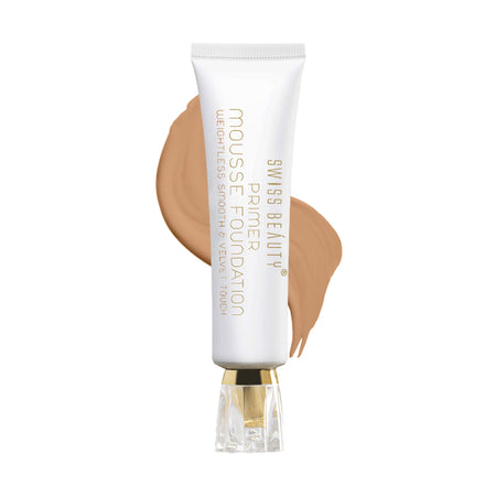 Swiss Beauty Primer Mousse Foundation - 4 Natural Nude