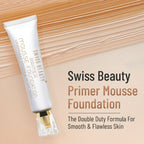 Swiss Beauty Primer Mousse Foundation - 4 Natural Nude - Distacart