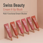 Swiss Beauty Cream It Up Blusher With Shea Butter , Multi-Functional , Matte Finish - 4 Copper Cheeks - Distacart