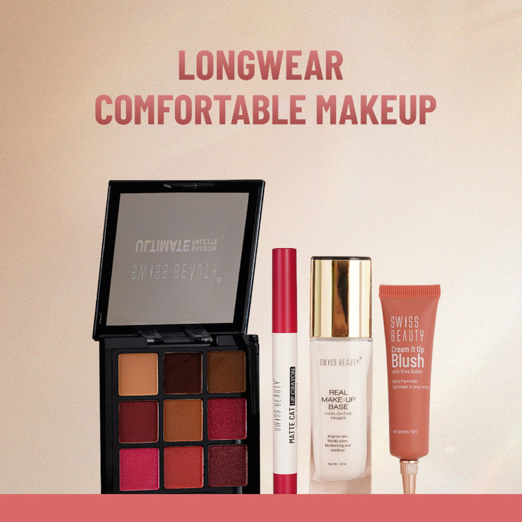 Swiss Beauty Cream It Up Blusher With Shea Butter , Multi-Functional , Matte Finish - 4 Copper Cheeks - Distacart