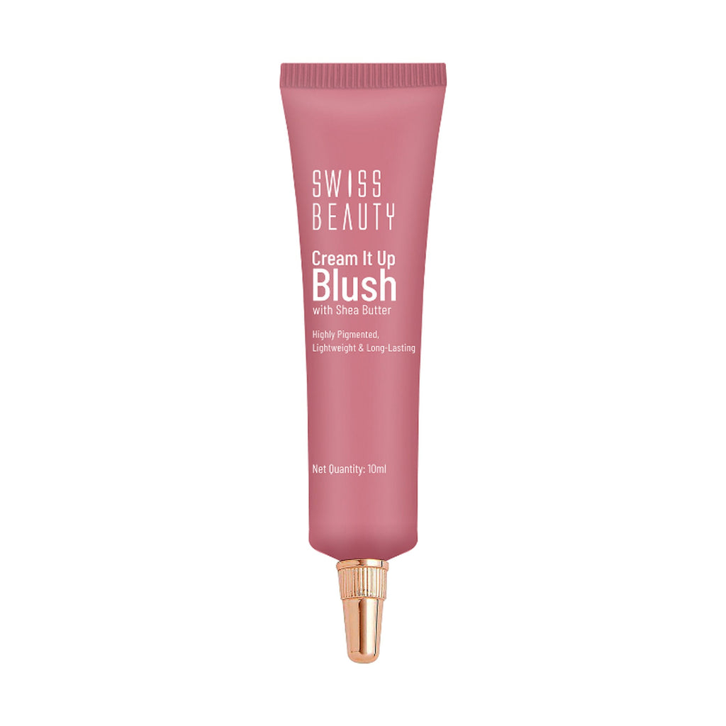 Swiss Beauty Cream It Up Blusher With Shea Butter , Multi-Functional , Matte Finish - 5 Cheek-o-pink - Distacart