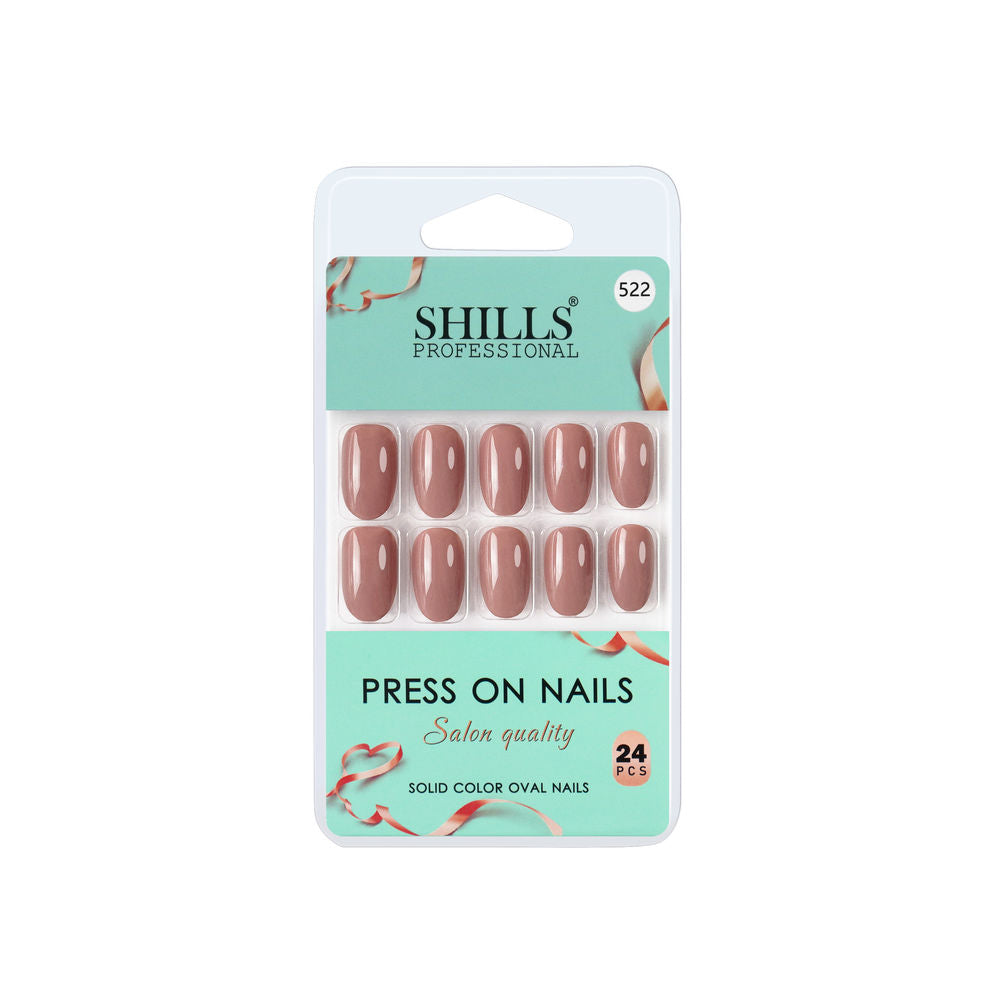 Shills Professional Reusable Press On Nails Oval - SPN522