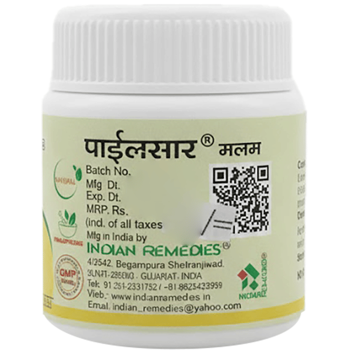 Indian Remedies Pilesar Ointment