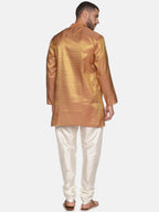 Sethukrishna Men Red Ethnic Motifs Kurta with Churidar - Distacart