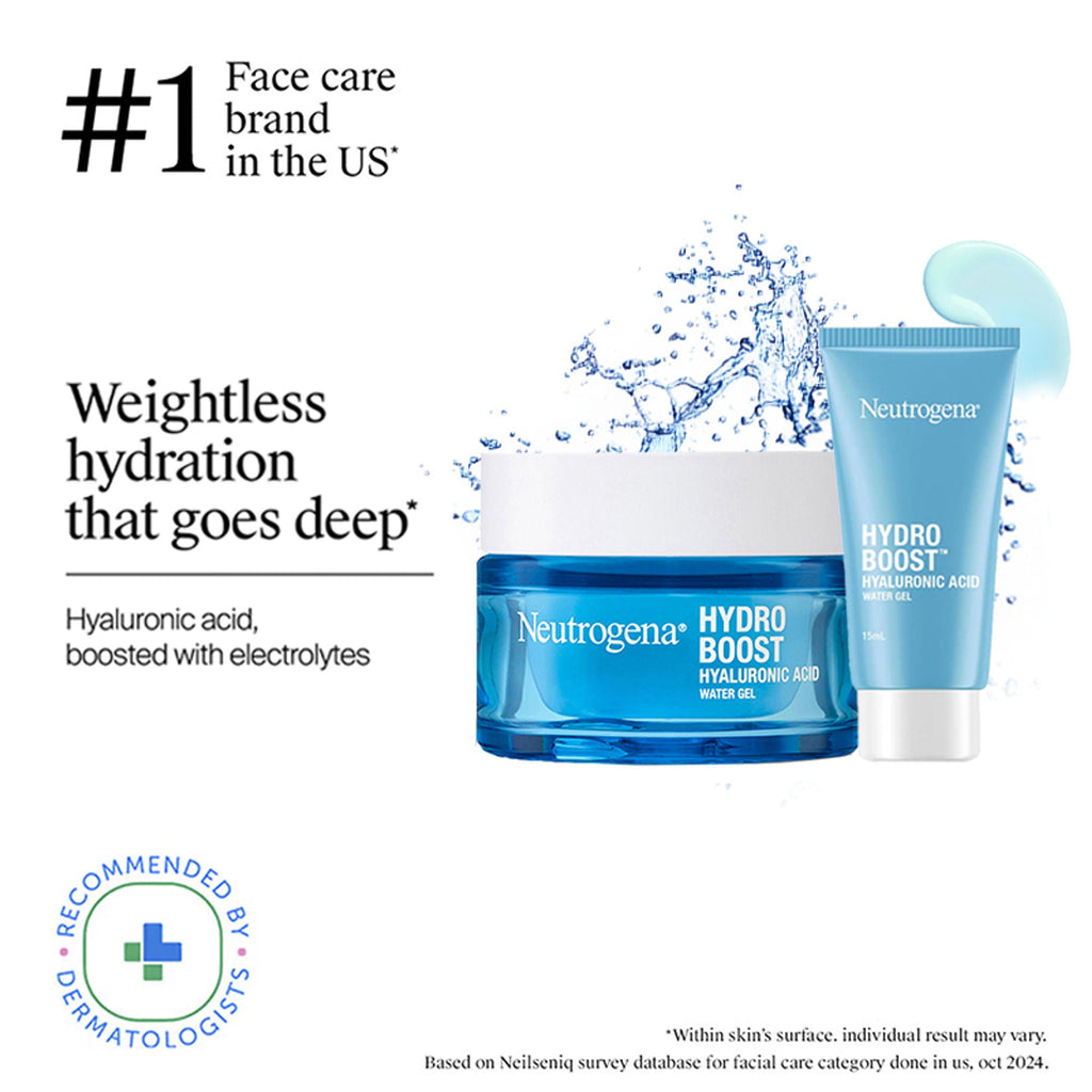Neutrogena Summer Hydrating Gel Home + Travel Combo With Hyaluronic Acid For 72 Hours Hydration