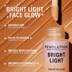 Makeup Revolution Bright Light Face Glow - Lustre Medium - Distacart
