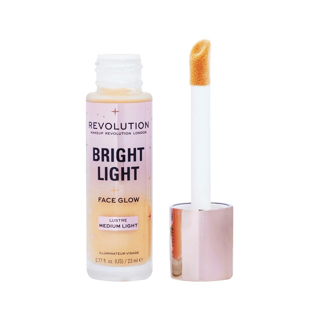 Makeup Revolution Bright Light Face Glow - Lustre Medium - Distacart
