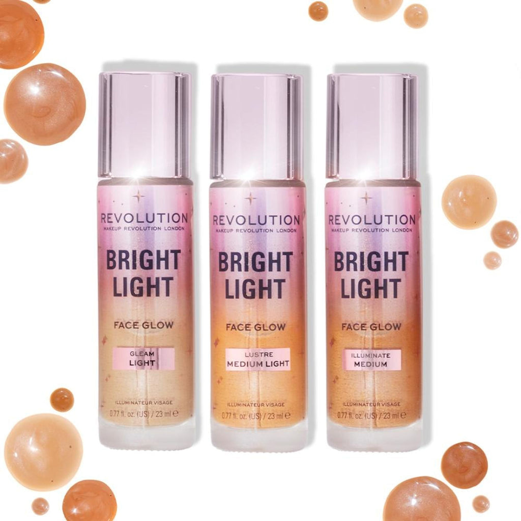 Makeup Revolution Bright Light Face Glow - Illuminate Medium - Distacart