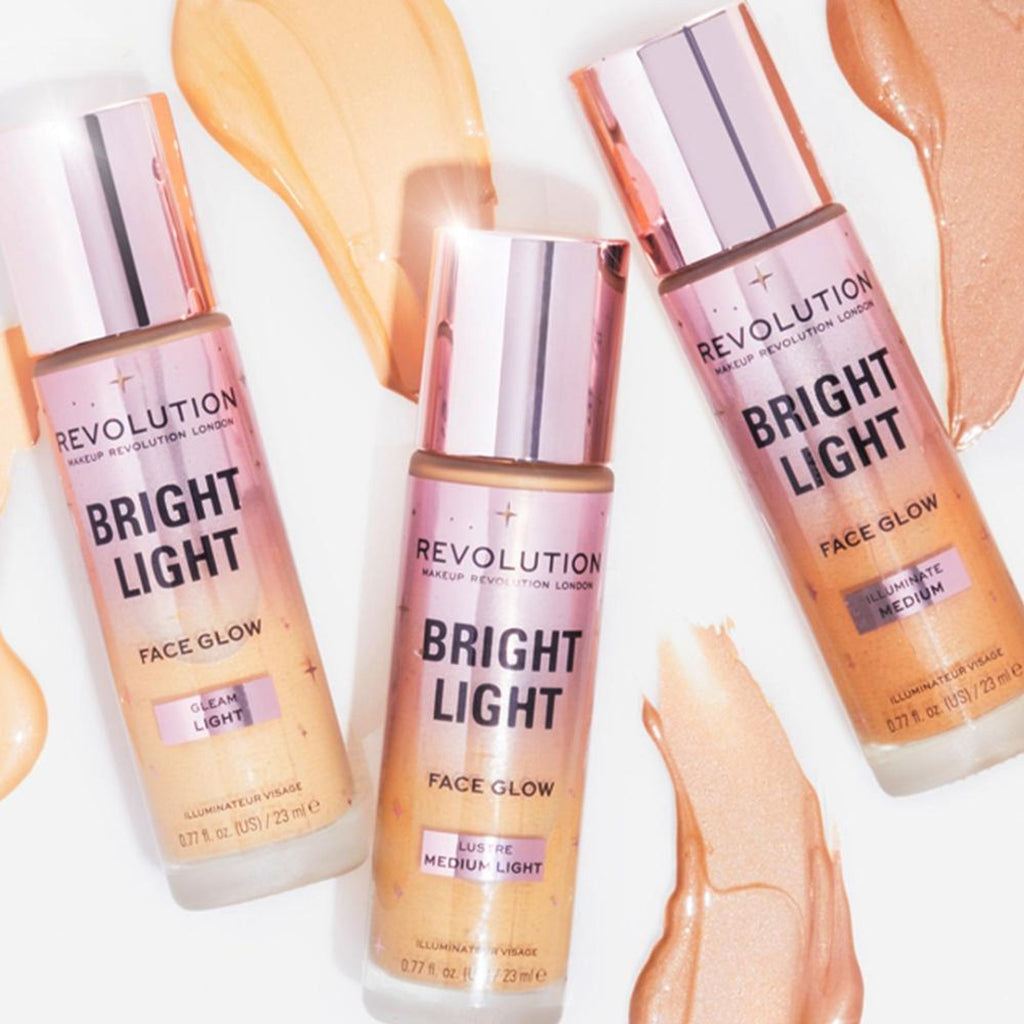 Makeup Revolution Bright Light Face Glow - Illuminate Medium - Distacart