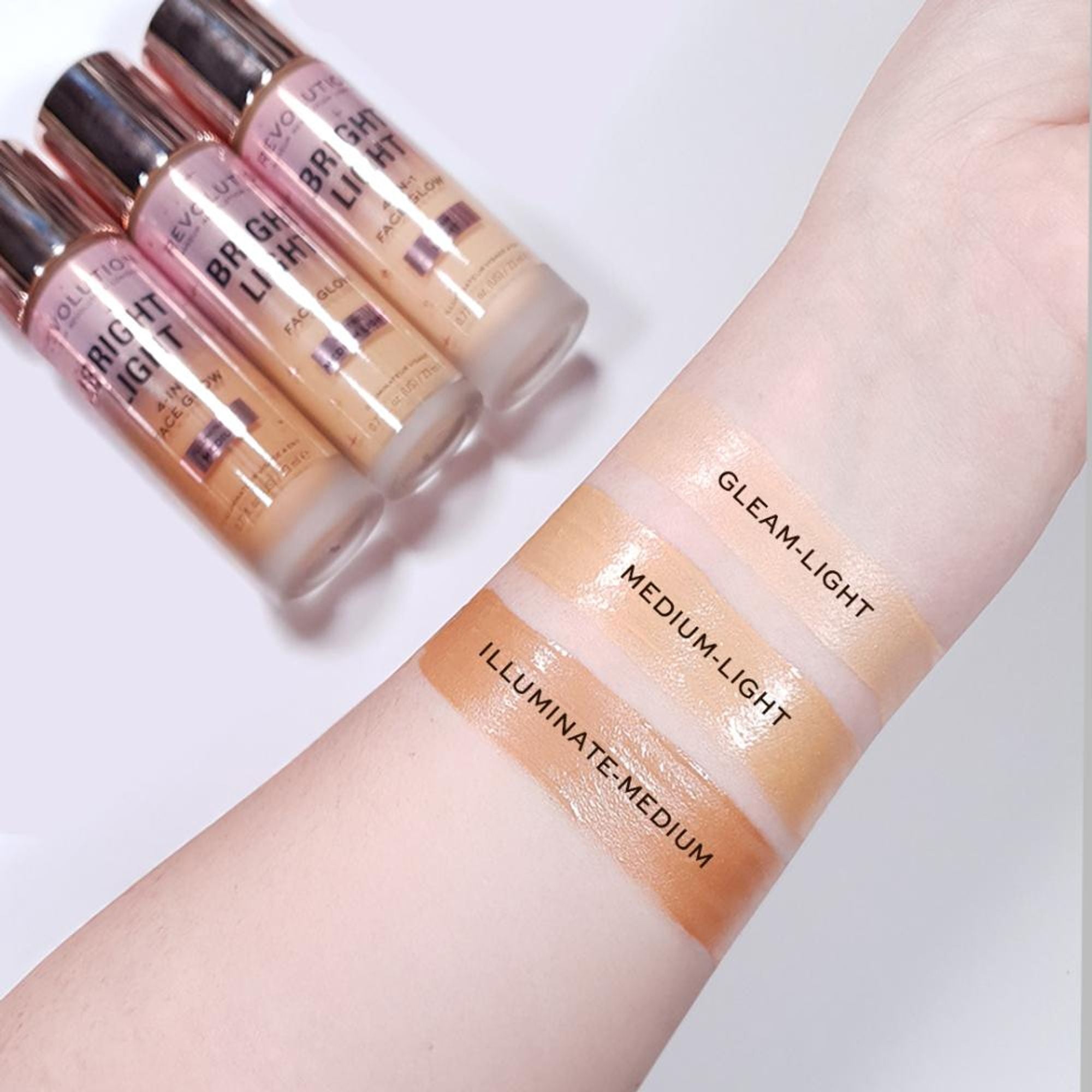 Makeup Revolution Bright Light Face Glow - Illuminate Medium - Distacart