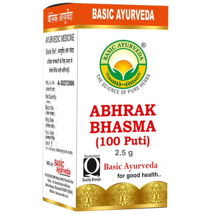 Basic Ayurveda Abhrak Bhasma (100 Puti) - Distacart