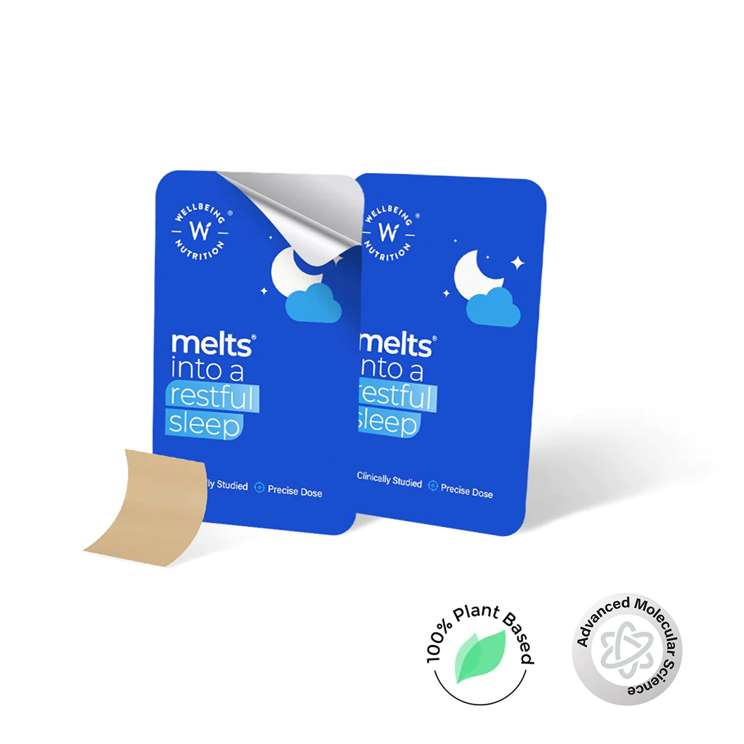 Wellbeing Nutrition Melts Restful Sleep & Instant Energy Oral Strips Combo