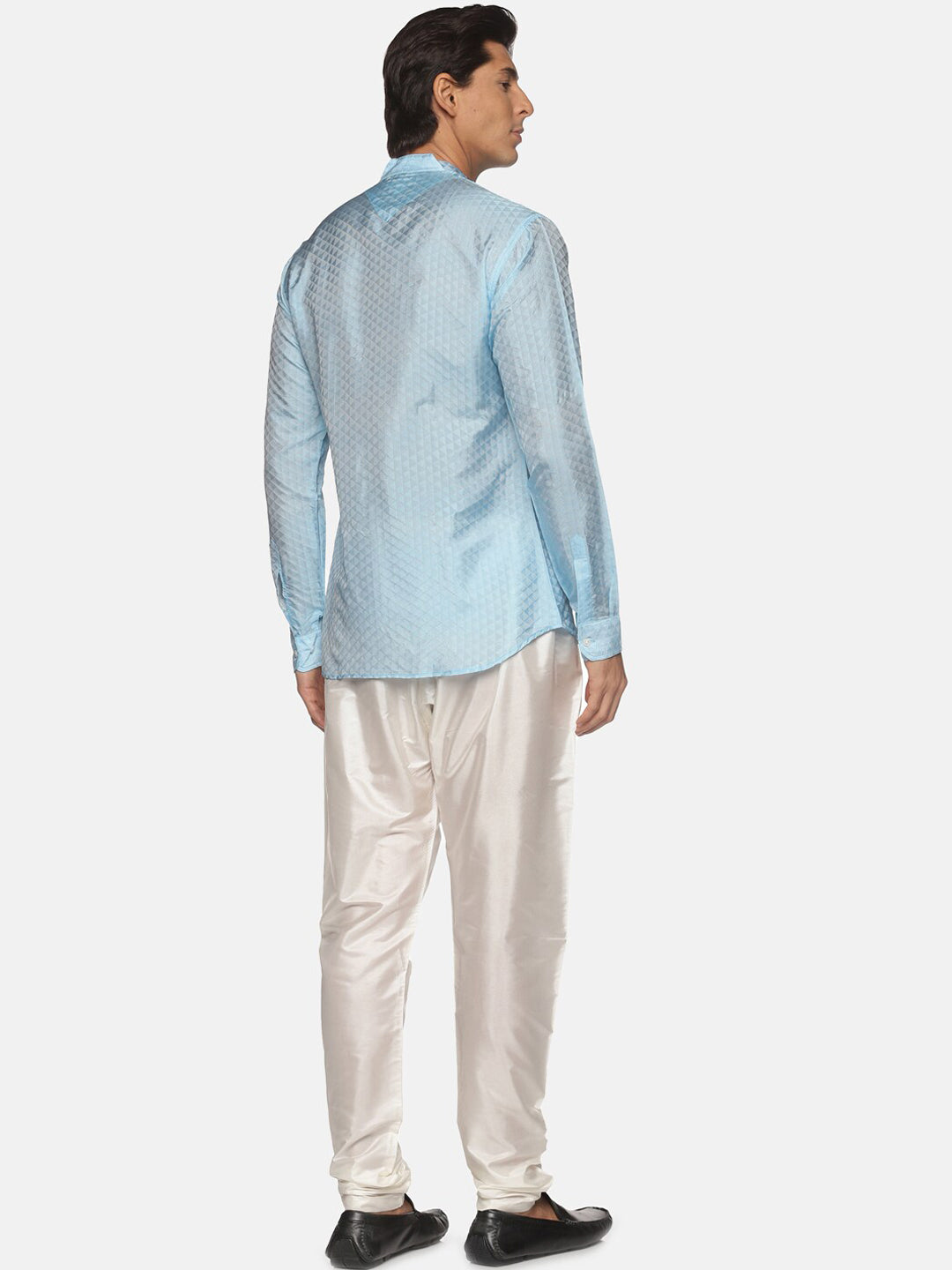 Sethukrishna Men Blue Kurta with Pyjama - Distacart