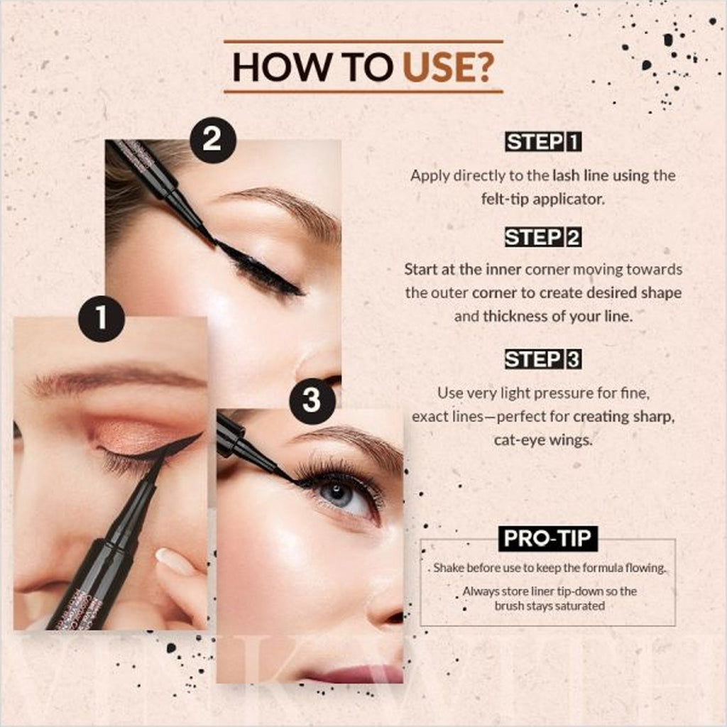 Colorbar Wink With Love 14Hrs Stay Eyeliner Black Charm
