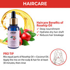 Nykaa Naturals Rosehip 100% Pure Cold Pressed Face Oil – For Gua Sha, Anti-Aging & Tan Pigmentation