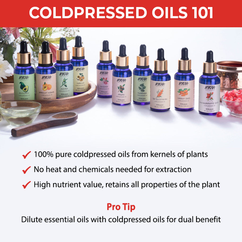 Nykaa Naturals Rosehip 100% Pure Cold Pressed Face Oil – For Gua Sha, Anti-Aging & Tan Pigmentation