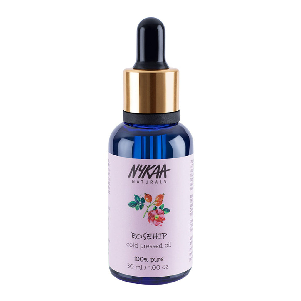 Nykaa Naturals Rosehip 100% Pure Cold Pressed Face Oil – For Gua Sha, Anti-Aging & Tan Pigmentation