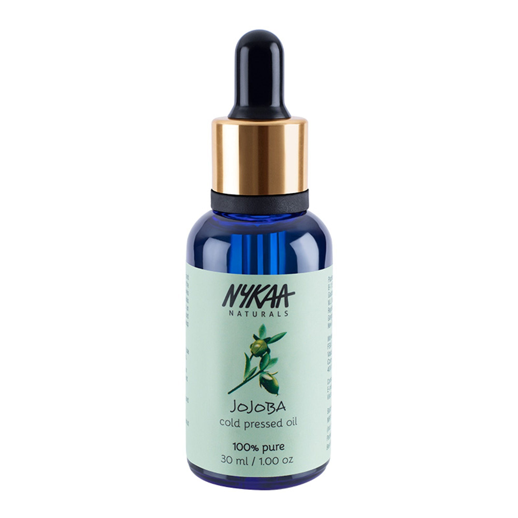Nykaa Naturals Jojoba 100% Pure Cold Pressed Face Oil-Deep Hydration & Nourishment - All Skin Types