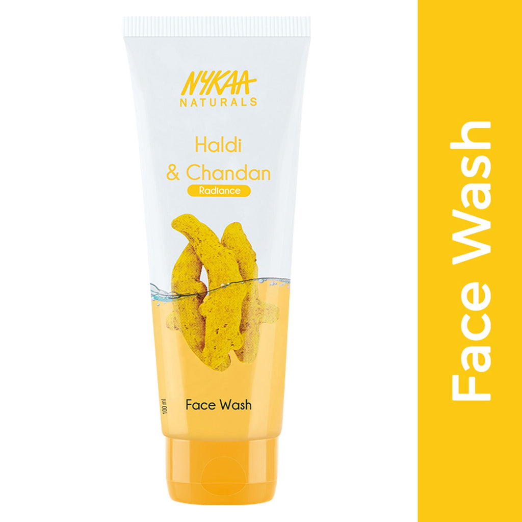 Nykaa Anti-Acne Face Wash With Salicylic Acid, Tea Tree & Neem - For Oily & Acne Prone Skin - Haldi Chandan