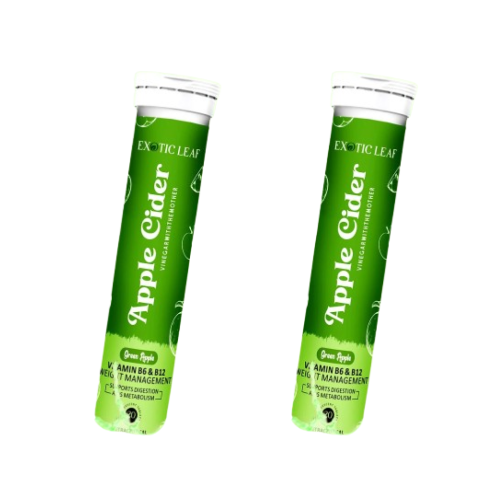 Exotic Leaf Green Apple Cider Vinegar Tablets - Distacart
