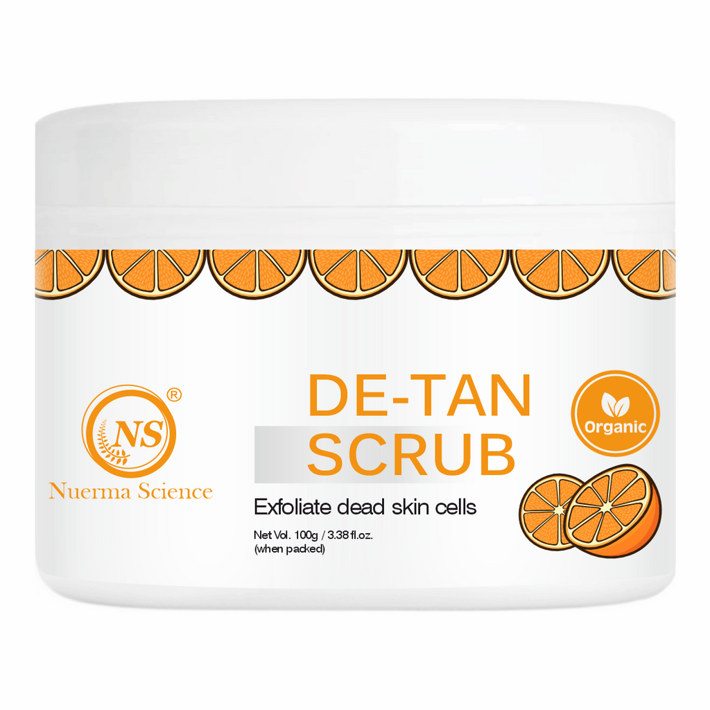 Nuerma Science De-Tan Face Scrub | Removes Blackheads, Whiteheads & Controls Excess Oil