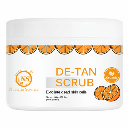 Nuerma Science De-Tan Face Scrub | Removes Blackheads, Whiteheads & Controls Excess Oil