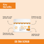 Nuerma Science De-Tan Face Scrub | Removes Blackheads, Whiteheads & Controls Excess Oil
