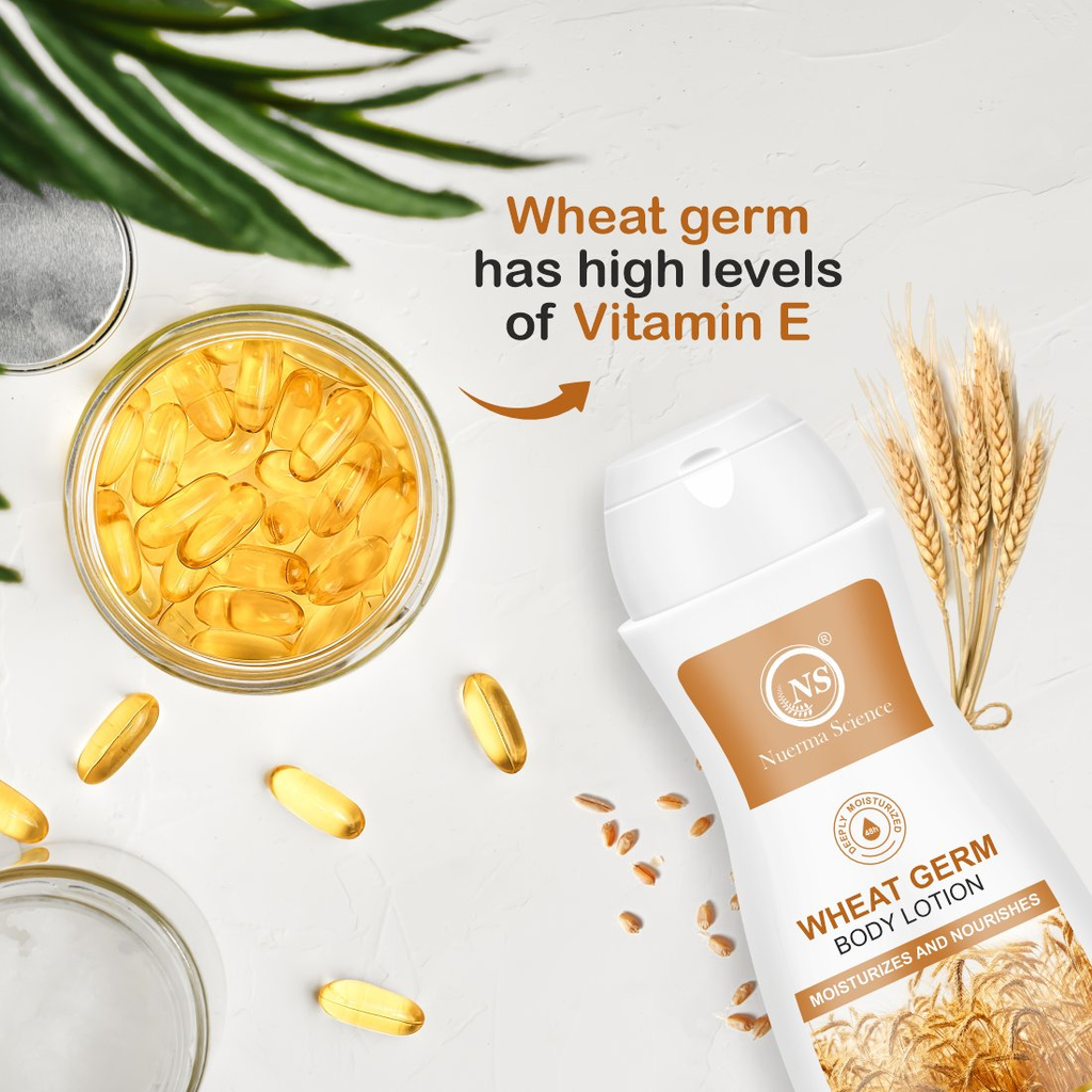 Nuerma Science Wheat Germ Body Lotion to Moisturize & Nourishes Skin