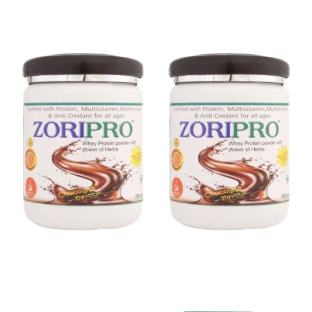 Zorilla Life Science Zoripro Protein Powder - Chocolate I Multivitamin I Multimineral I Anti-Oxidant for all ages I with Power of Herbs - Distacart