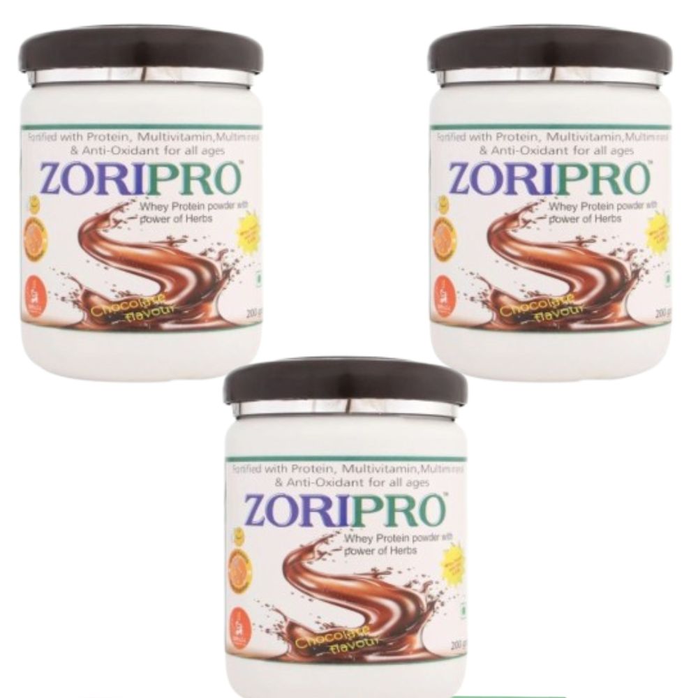 Zorilla Life Science Zoripro Protein Powder - Chocolate I Multivitamin I Multimineral I Anti-Oxidant for all ages I with Power of Herbs - Distacart