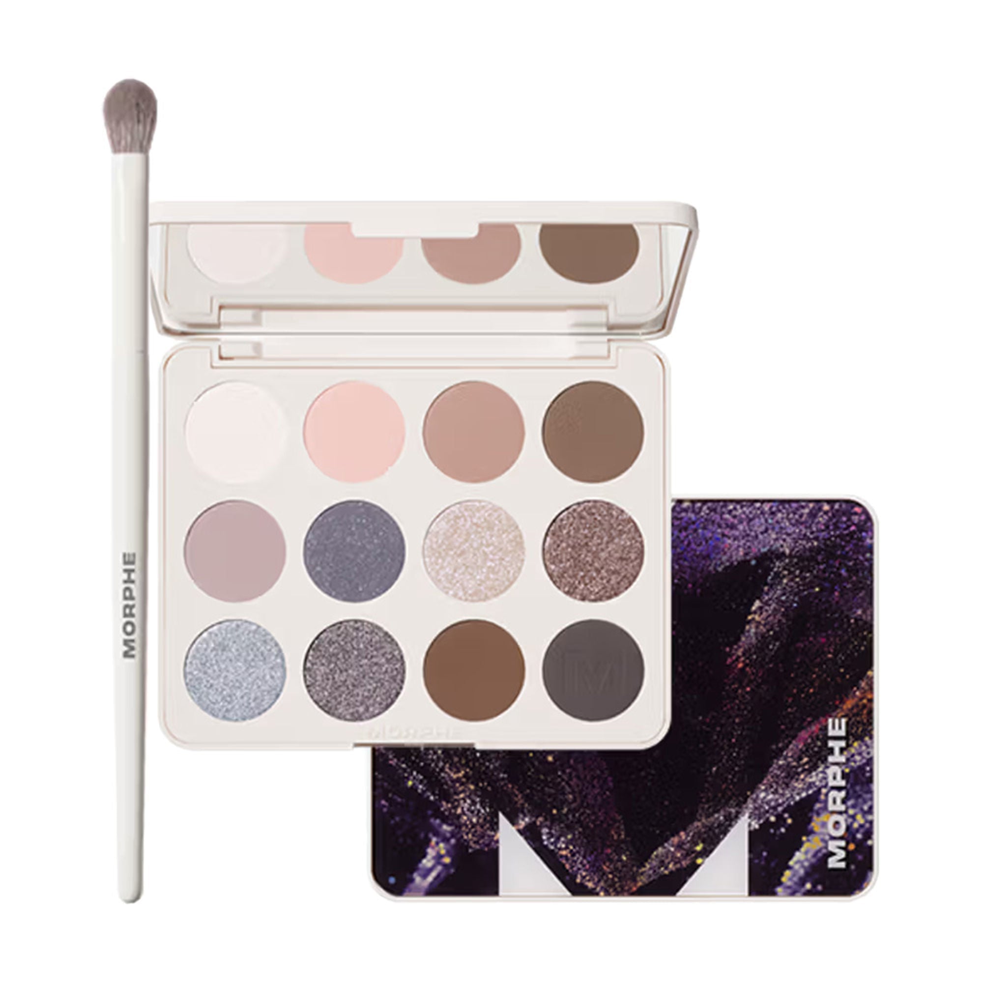 MORPHE M332 Medium Blender Brush + Moon Stone Palette