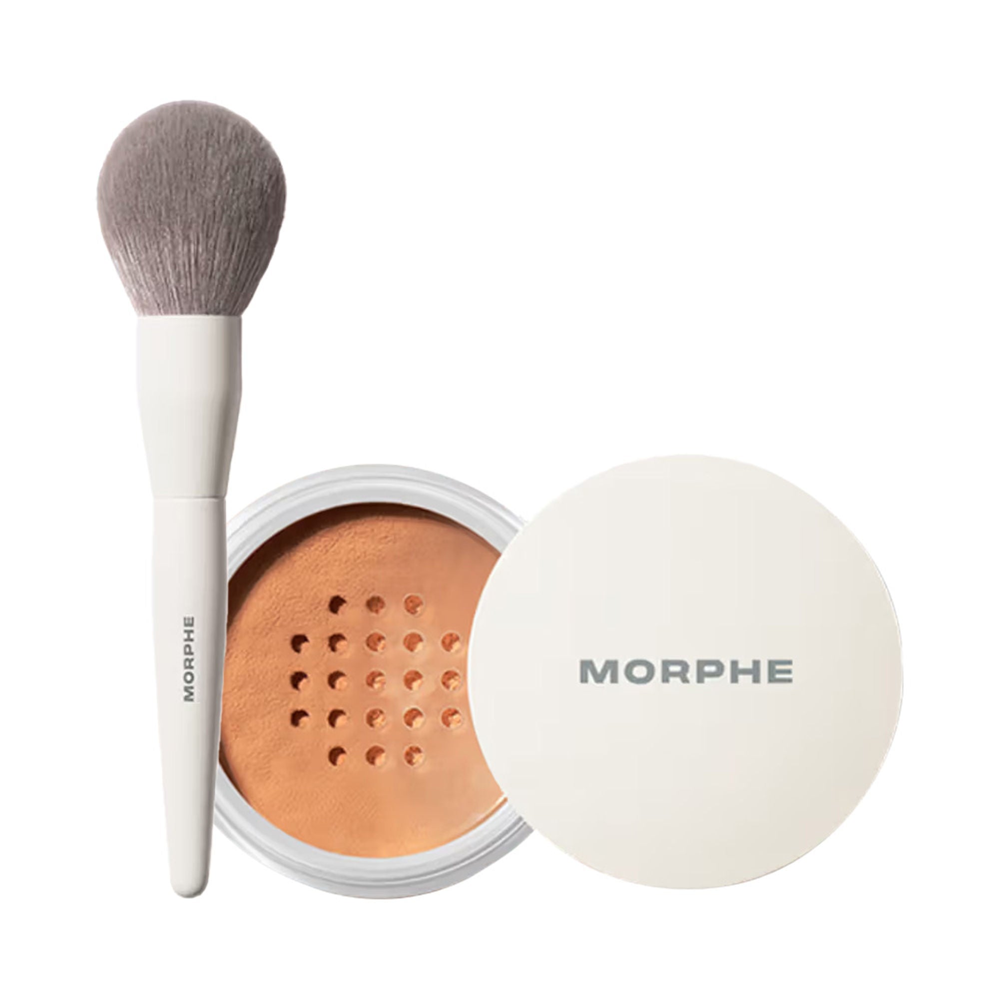 MORPHE M161 Powder Brush + Bake & Set Translucent Rich
