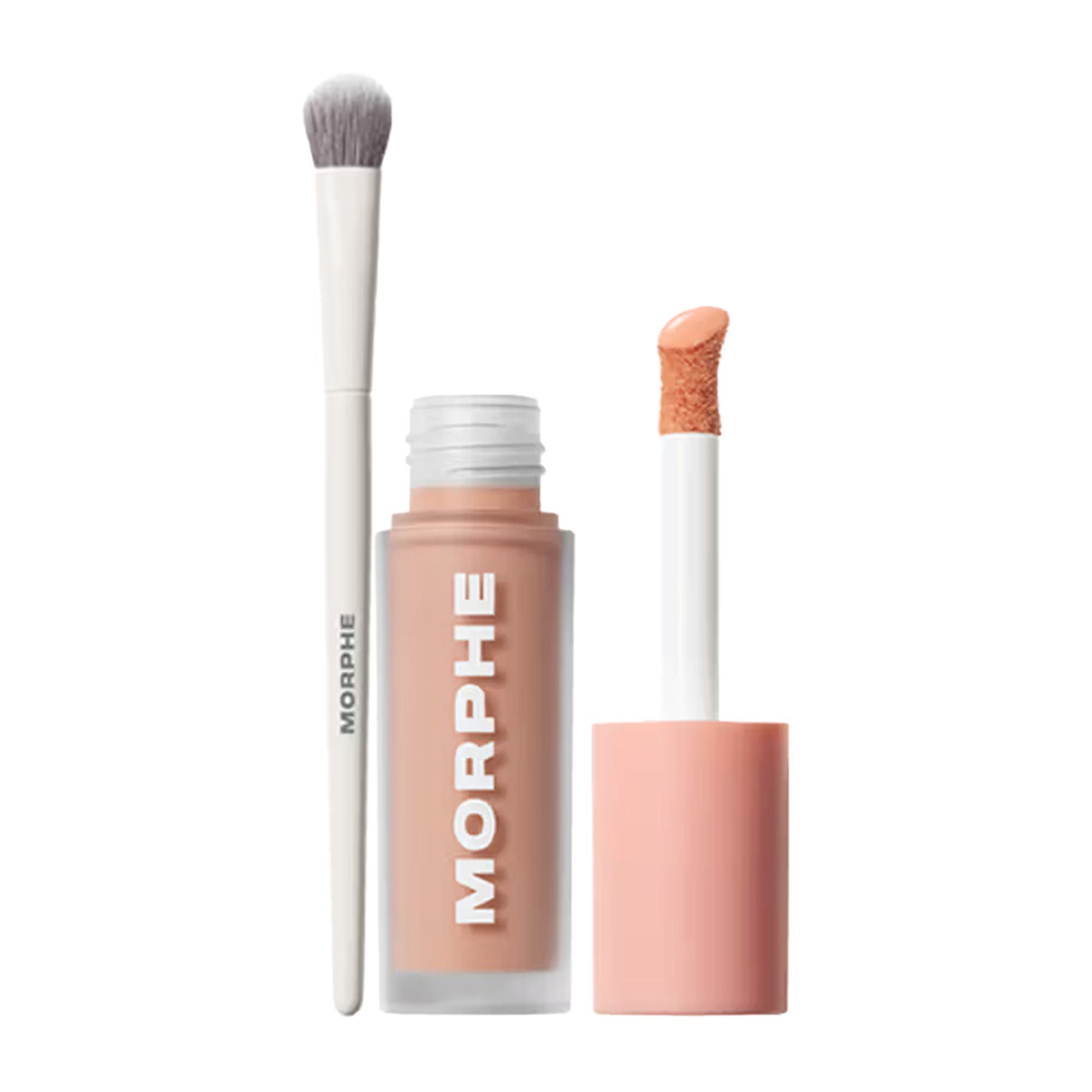 MORPHE M131 Concealer Brush + Wakeup Artist Concealer Peach 02