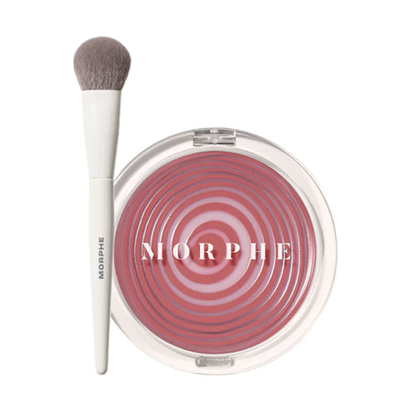 MORPHE M204 Blush Brush + Huephoric Rush Blush Intoxicated