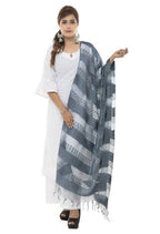 Mominos Fashion Moeza Cotton Payal Design Gray Dupatta