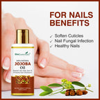 She Essentials Pure Cold Pressed Natural Unrefined Jojoba Oil For Face, Hair & Skin