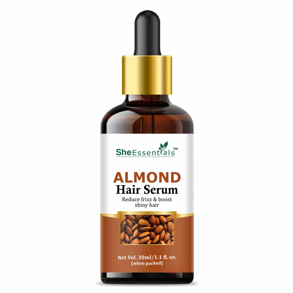 She Essentials Almond Oil Hair Serum Remove Roughness & Frizz