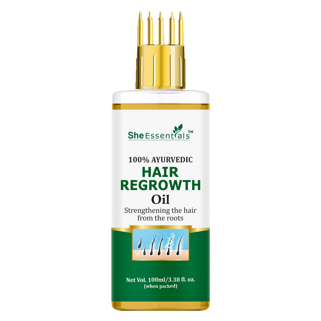 She Essentials Hair Regrowth Oil Infused With Rosemary For Anti Hair Fall & Hair Growth