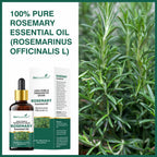She Essentials Rosemary Essential Oil For Hair Growth & Longer Hair - 100% Pure & Natural