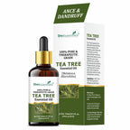 She Essentials Tea Tree Essential Oil For Active Acne & Pimples, Blemishes & Flakes, Organic & Pure