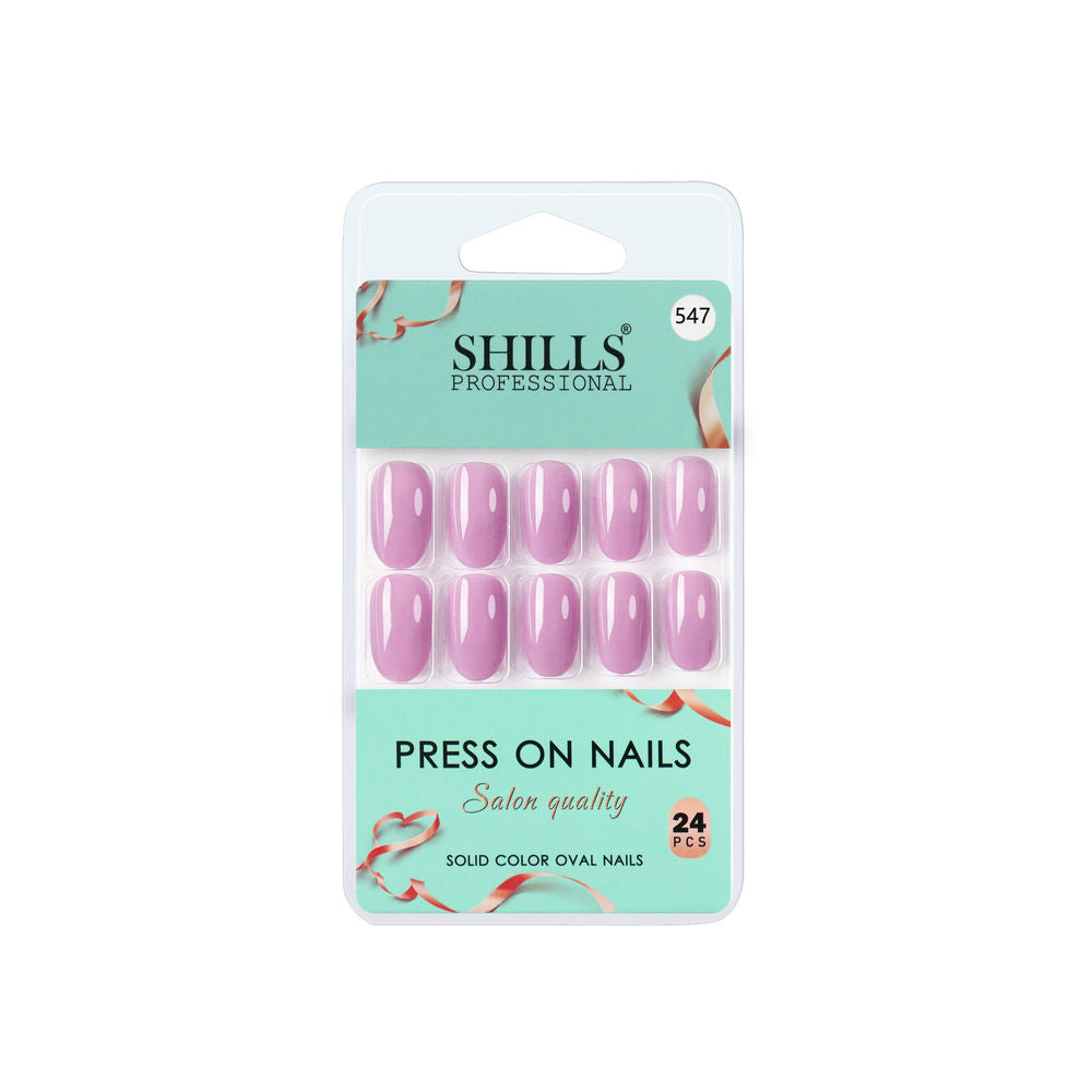 Shills Professional Reusable Press On Nails Oval - SPN547