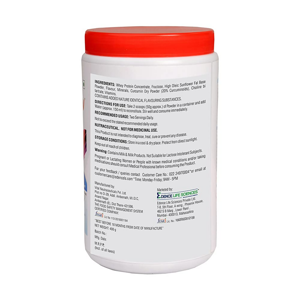 InstaRecov Beginner's Whey Protein Enriched with Curcumin by OmniWellness Vanilla Flavour
