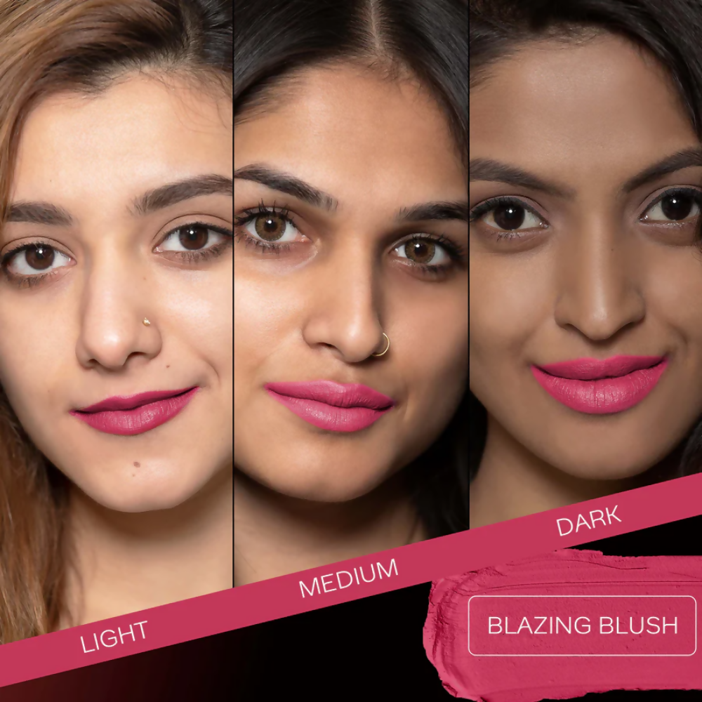 Faces Canada Weightless Matte Finish Lipstick - Blazing Blush 20 - Distacart