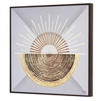 Tehzeeb Creations Golden Embossed Wall Painting