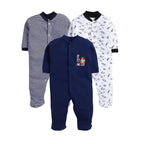 Daddy - G Rompers/Sleepsuits/Jumpsuit /Night Suits for New Born Babies - Navy Blue