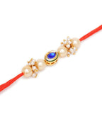 Designer kundan Rakhi - Ruby Raang - Distacart