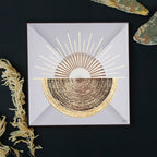 Tehzeeb Creations Golden Embossed Wall Painting