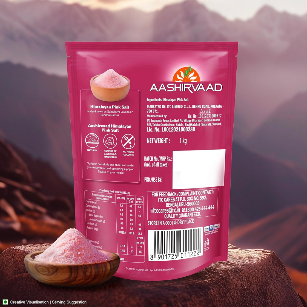 Aashirvaad Himalayan Pink Salt - Distacart
