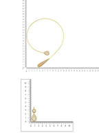Kundan Antique Finish Earrings and Necklace set - Ruby Raang