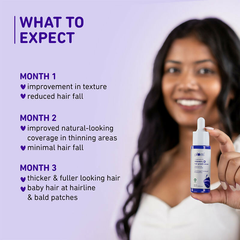 Plum Rosemary & 3% Redensyl Hair Growth Serum - Distacart